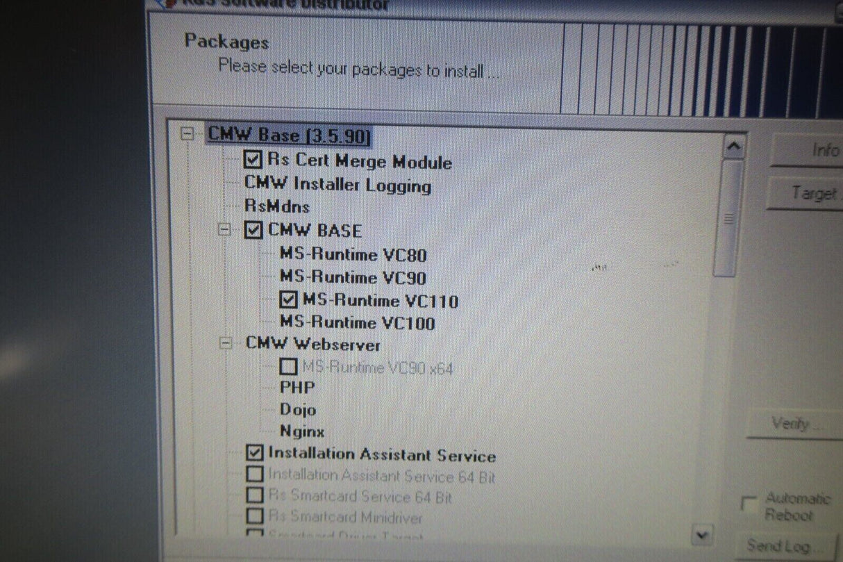 Rohde & Schwarz CMW 500 Wideband Radio Communication Tester 1201.0002K50 LTE R&S