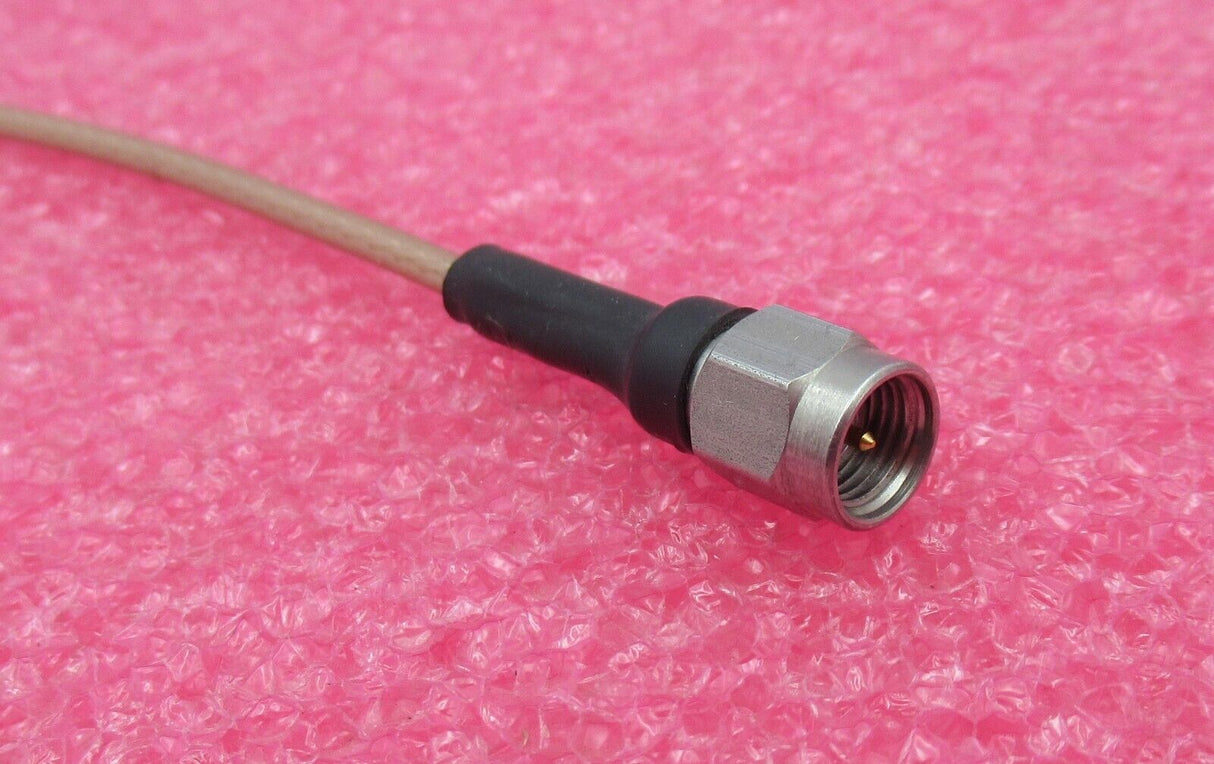 SMA Male Right Angle To SMA Male Straight 1M Brown Coaxial RF Cable