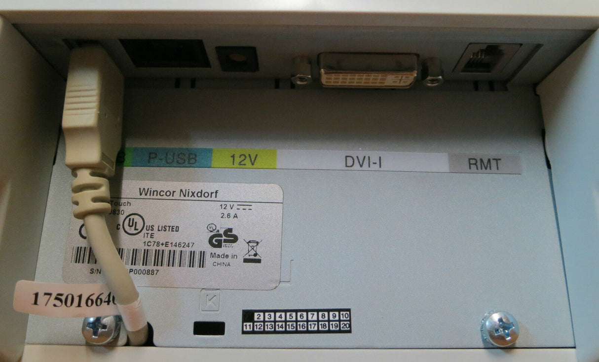 Wincor Nixdorf BA83 BA-83/CTouch 15" TFT Touchscreen USB, POS EPOS