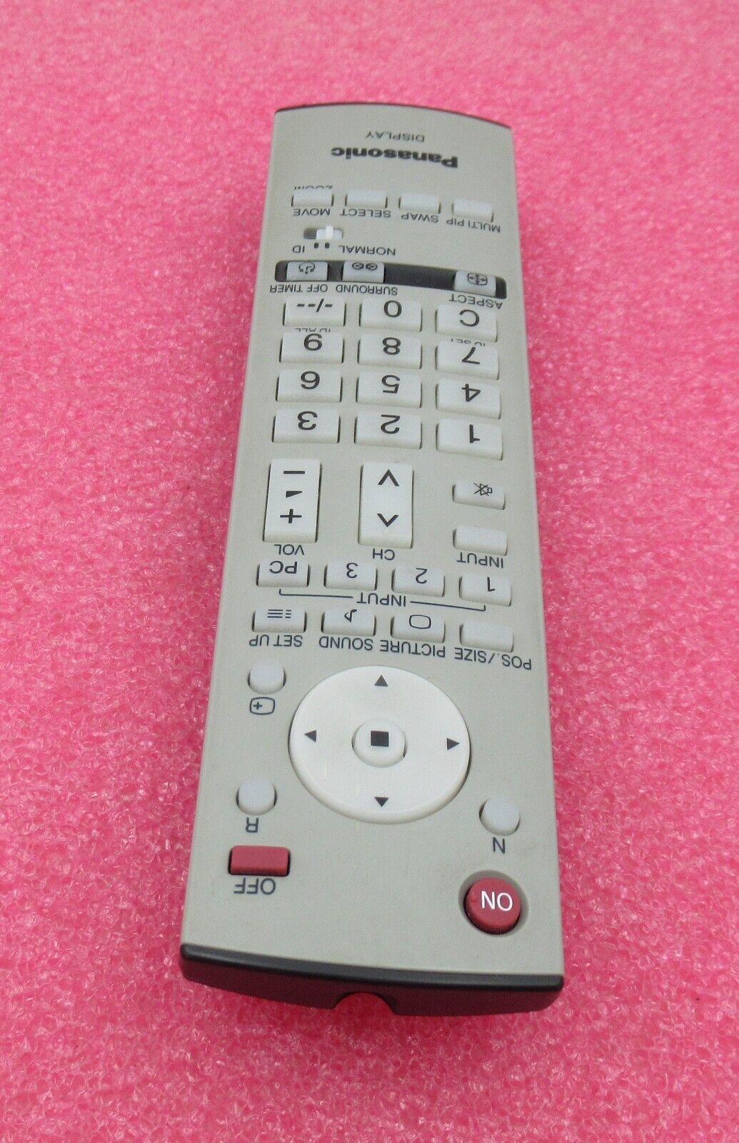 Panasonic UR76EC2803-2 TV Display Remote Control