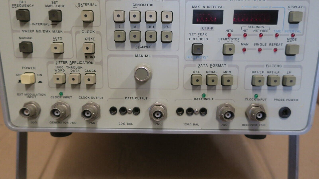 HP Agilent 3785A PCM/TDM Jitter Generator Receiver Fourth Internal Clock 001