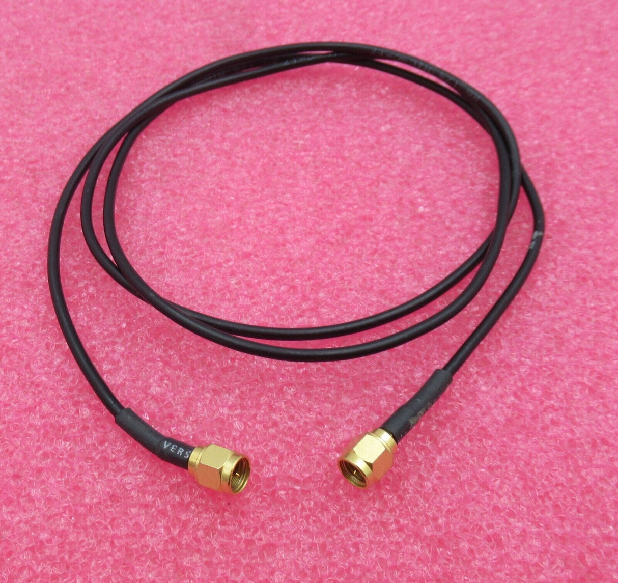 SMA Plug Male Straight To SMA Plug Male Straight 1M Black Coaxial RF Cable