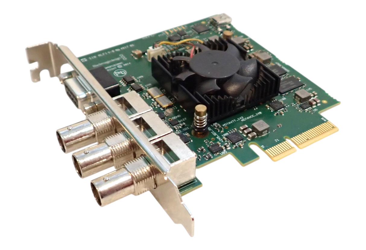 Blackmagic BDLKSDI4K Design DeckLink SDI 4K MultiRate PCIe Capture Playback Card1