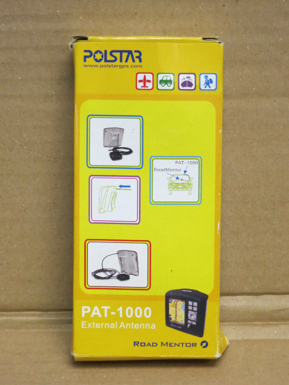 Polstar Road Mentor PAT-1000 External Antenna Connector One Vehicle Navigator
