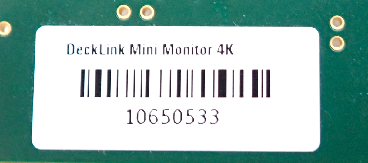 Blackmagic BDLKMINIMON4K Design DeckLink Mini Monitor 4K PCIe Capture Card7