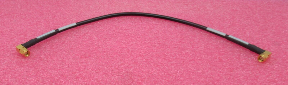 Huber & Suhner 990626C RF Coaxial Cable 35cm SMA Male Right Angle to Right Angle