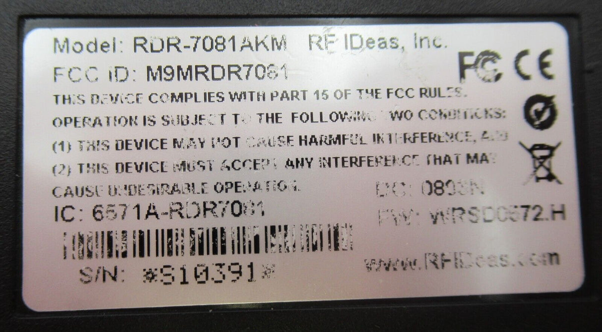 3 x RFideas Safecom Proximity Swipe Card RF Reader, RDR-7081AKM