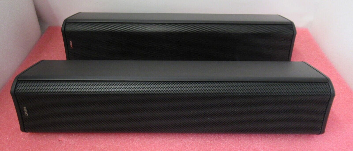 2 x QSC AcousticDesign AD-S802T 8-Driver Column Surface-Mount Loudspeaker Black