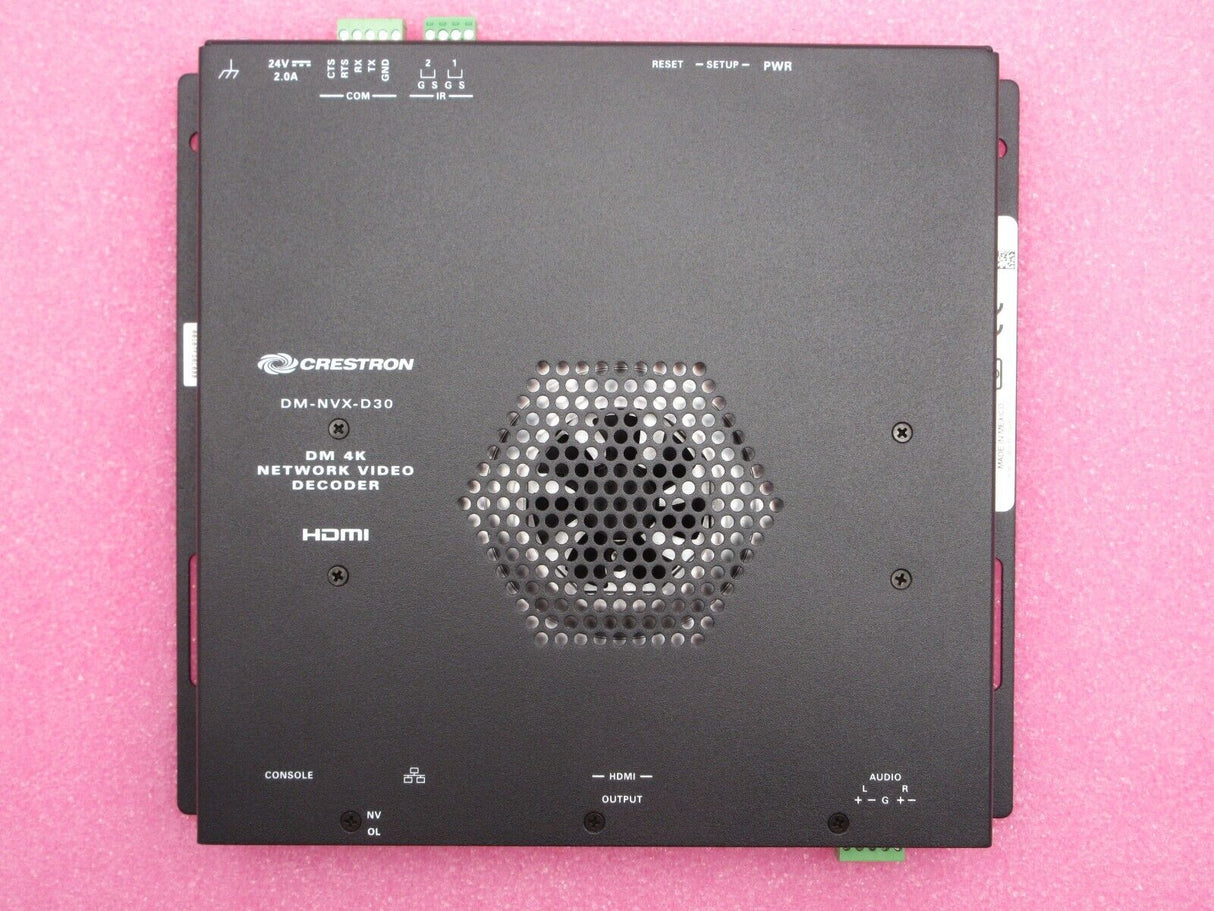 Crestron DM-NVX-D30 DM NVX 4K60 4:4:4 HDR HDCP 2.3 Network AV over IP Decoder