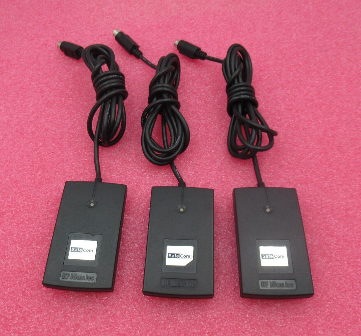 3 x RFideas Safecom Proximity Swipe Card RF Reader, RDR-7081AKM