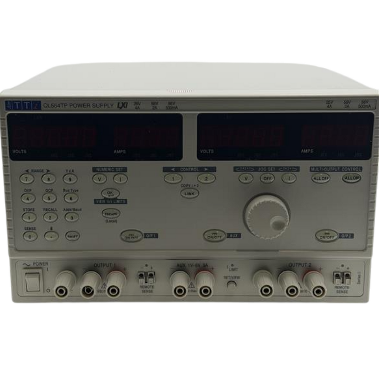 Thurlby Thandar TTi QL564TP Dual 56V 4A Programmable Linear Bench Power Supply2