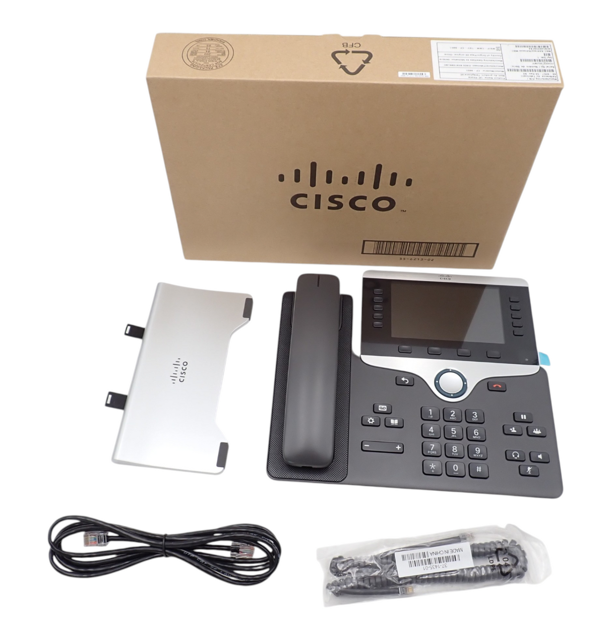 New Cisco CP 8851 IP PoE VoIP SIP Telephone Phone 5" Screen Duplex Speakers1
