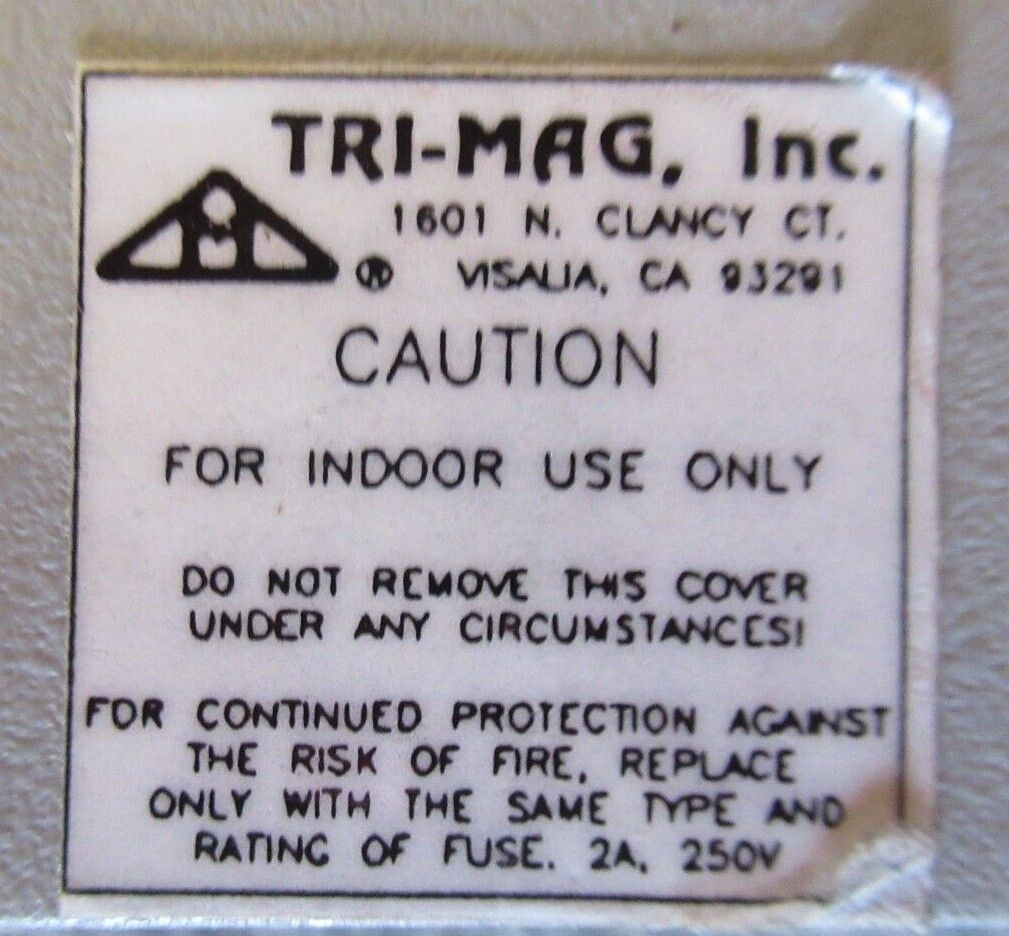 TRI-MAG UV440-1TTV2 AC/DC Power Supply 5V/12V 3A/2A 40W 6-Pin