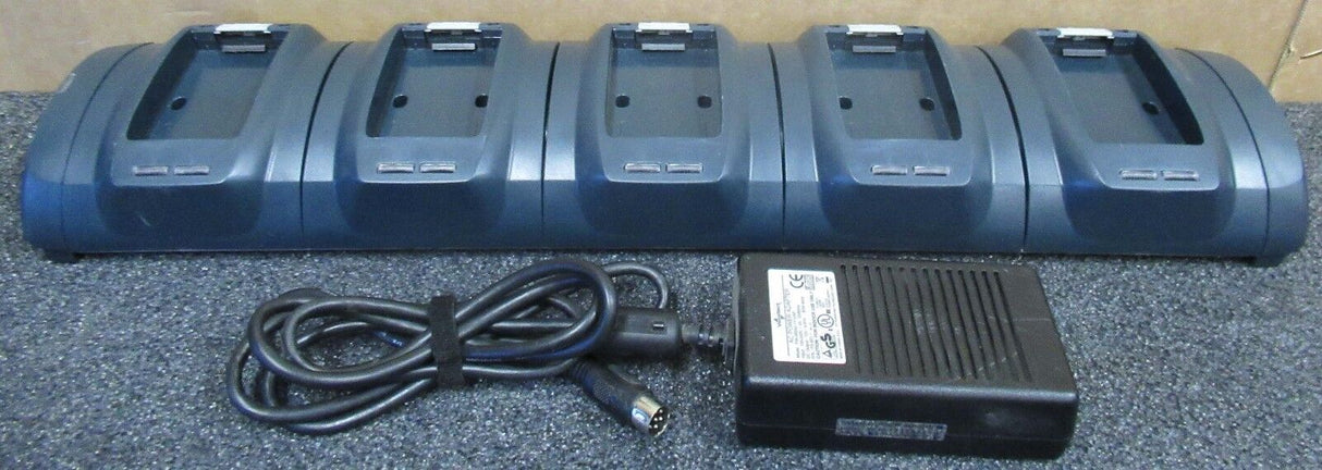 Vocollect CM-602-1 Five Bay Battery Charger For Talkman T2 Series + Power Supply
