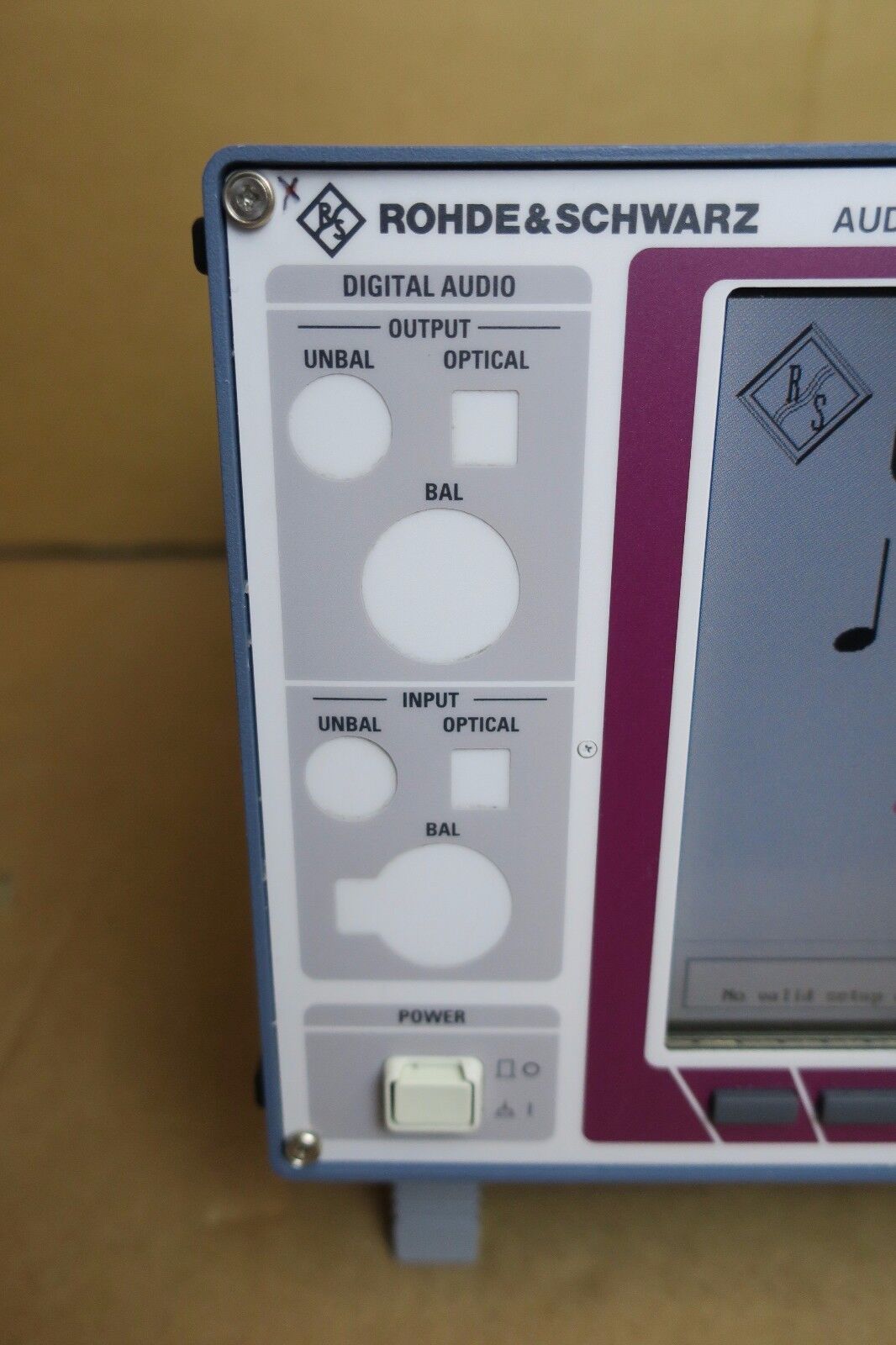 Rohde & Schwarz UPL16 B4/B6/B9/B10 Audio Analyzer DC to 110 kHz UMTS/GSM R&S
