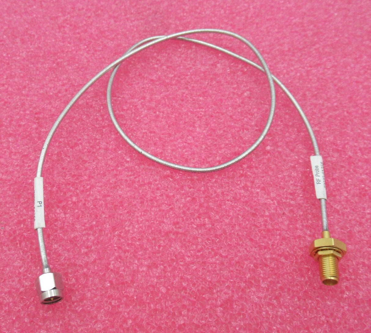 SMA Plug Male Straight To SMA Plug Female Straight 0.5M Silver Coaxial RF Cable