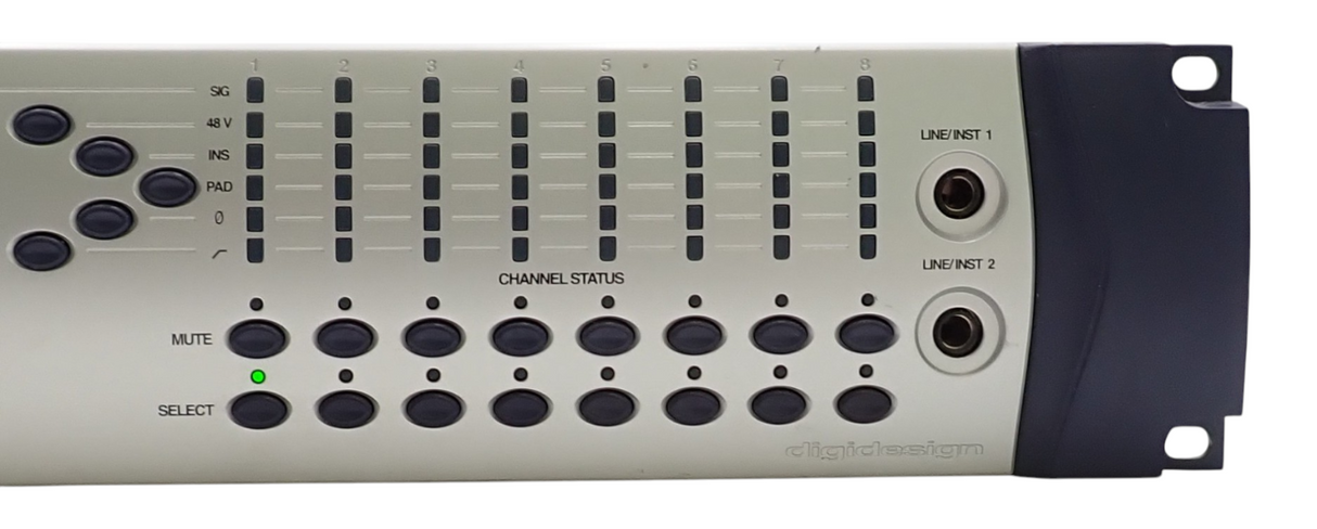 Avid Digidesign PRE MP008 8-Channel Remote Controlled Mic Preamp Silver / Blue3