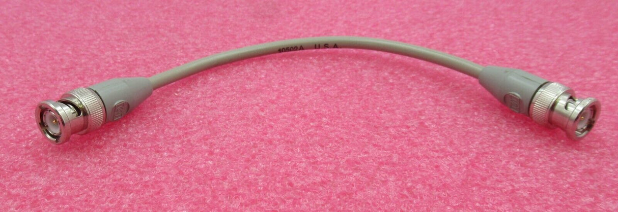 HP Agilent 8120-2682 10502A 12" 0.3M BNC Male To BNC Male Grey Coaxial Cable