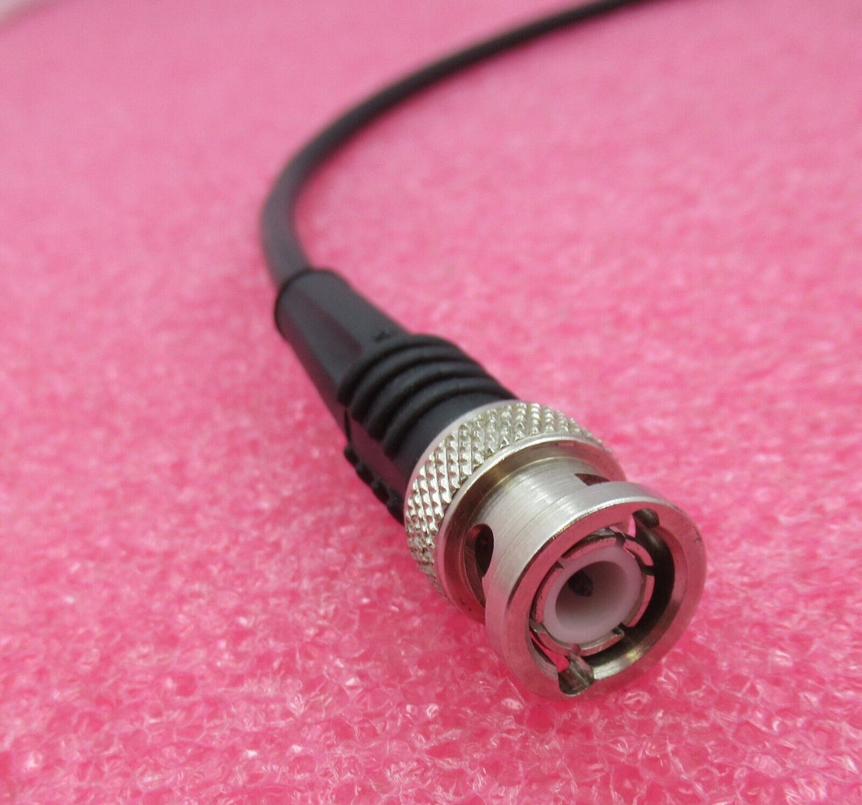 BNC Plug Male Straight To BNC Plug Male Straight Black Coaxial RF 1.2M Cable