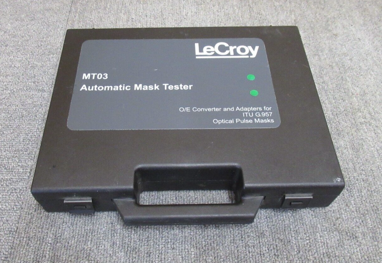 LeCroy MT03 Automatic Mask Tester O/E Converter and Adapters