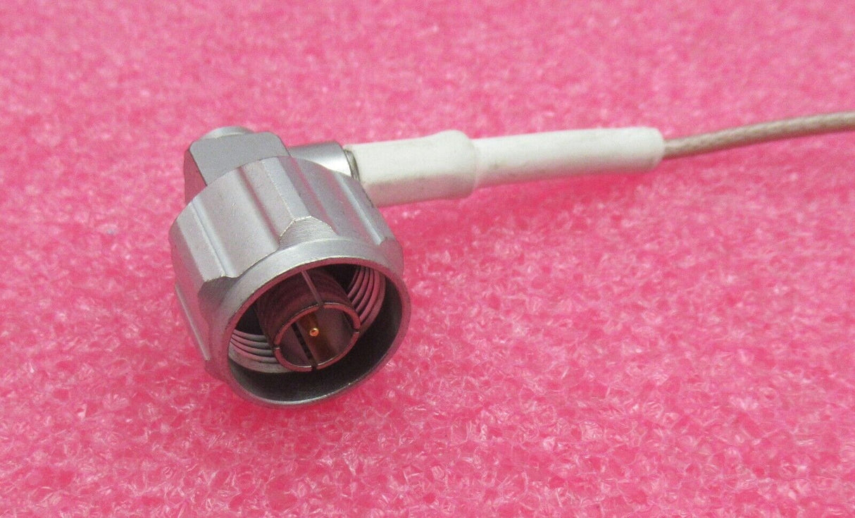N Plug Male Right Angle To SMA Male Straight 250MM Brown Coaxial RF Cable