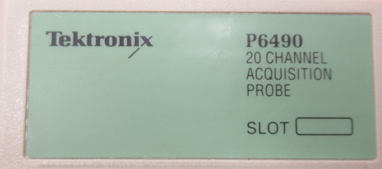 Tektronix P6490 174-2671-00 Logic Analyzer 20 Channel Acquisition Probe & Cables