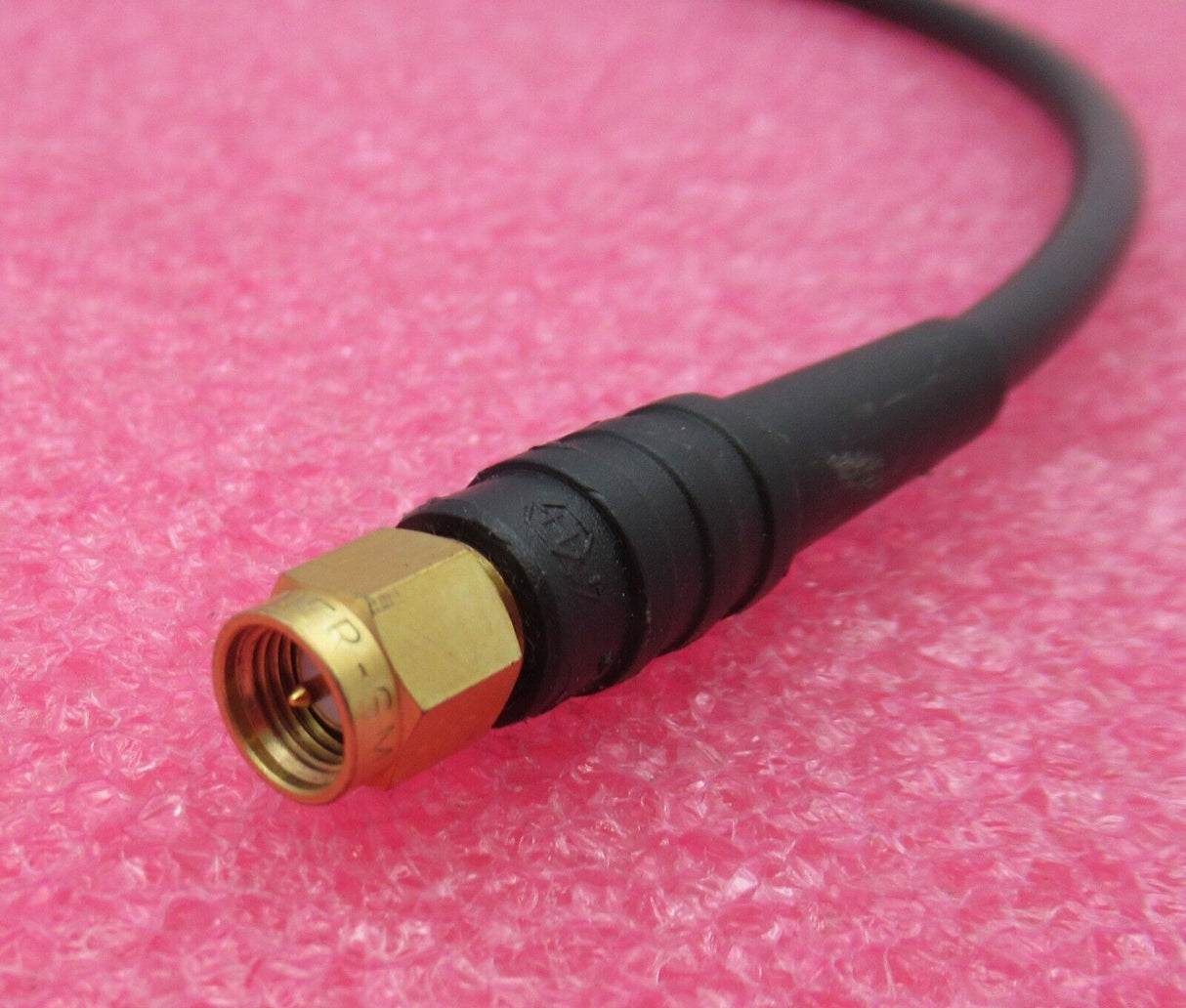 SMA Plug Male Straight To SMA Plug Male Straight 0.6M Black Coaxial RF Cable