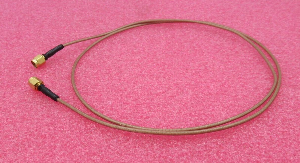 SMA Plug Male Straight To SMA Plug Male Straight 1M Brown Coaxial RF Cable