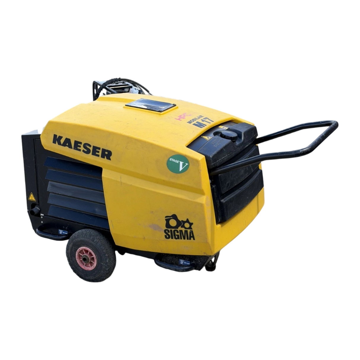 Kaeser Mobilair M17 Portable Petrol Rotary Screw Compressor+ HS40143 Aftercooler3