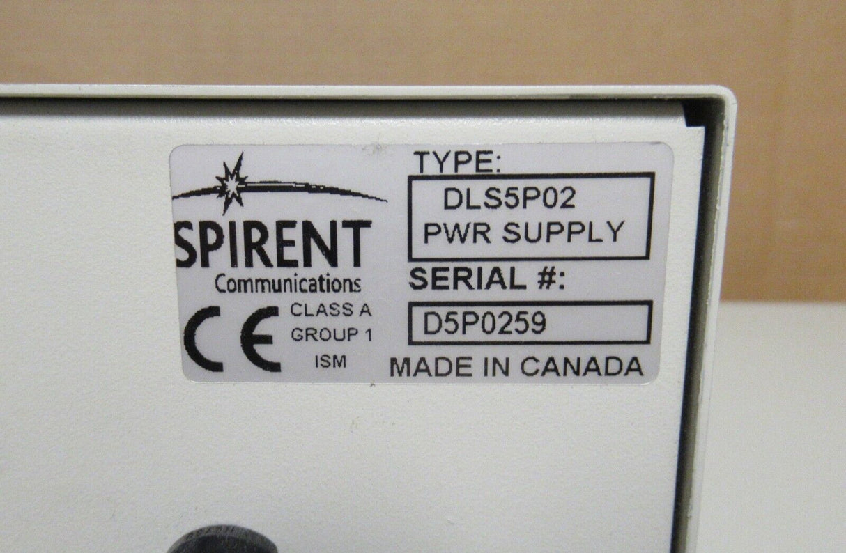 Spirent DLS 5404 Dual ADSL2++ Noise Injection Unit + DLS5P02 Power Supply