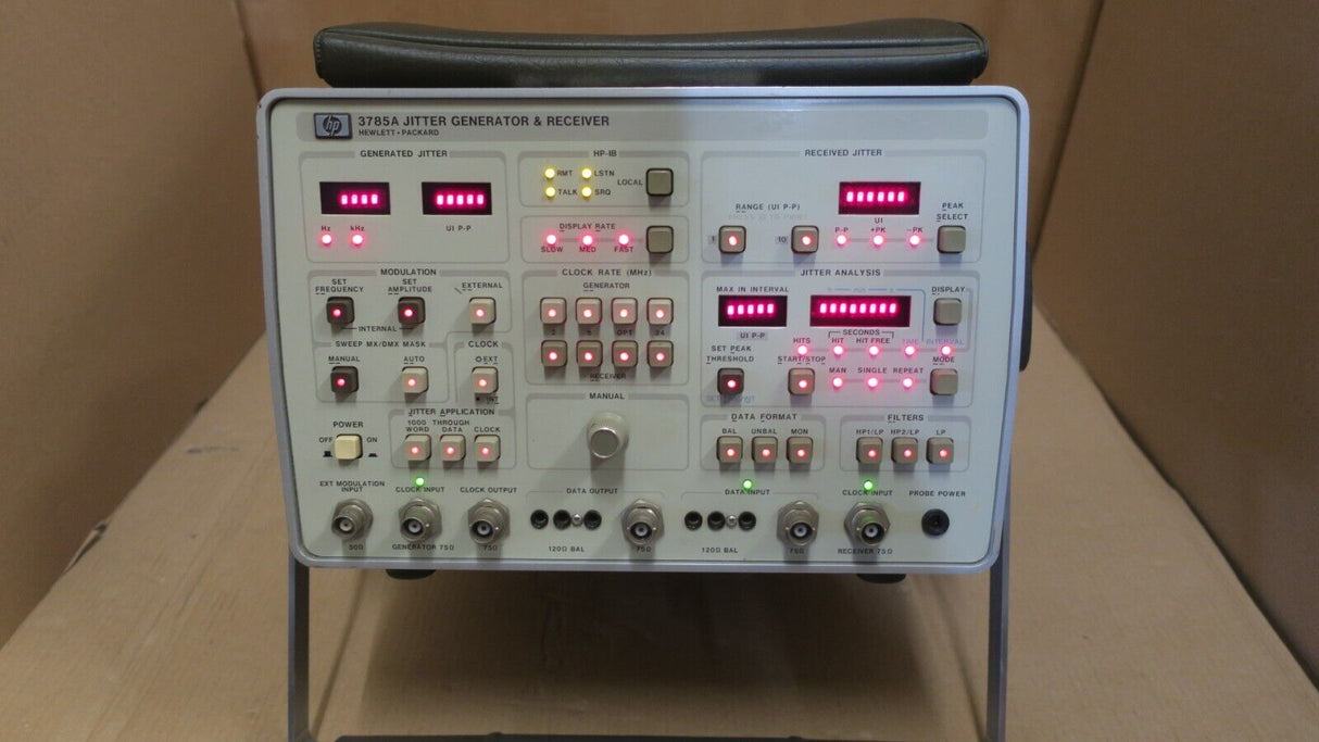 HP Agilent 3785A PCM/TDM Jitter Generator Receiver Fourth Internal Clock 001