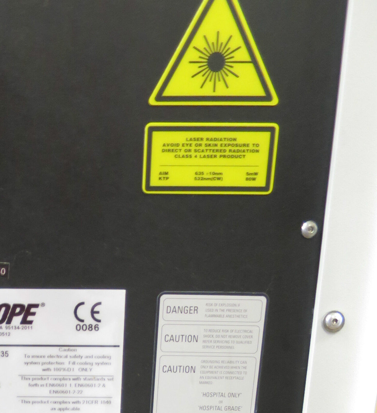 Laserscope GreenLight PV Surgical Laser BPH Prostate Treatment Machine System