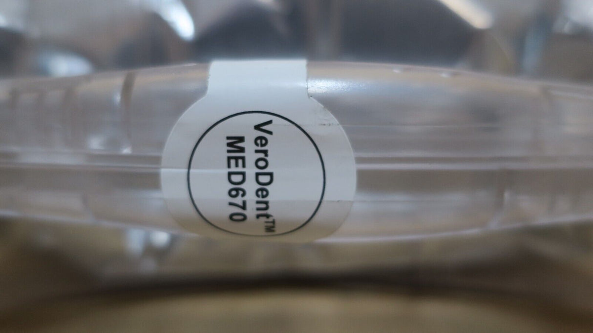 Stratasys PolyJet 3D Dental Printer VeroDent MED670 3.6KG OBJ-03254 Cartridge