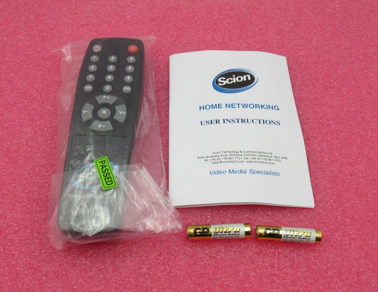 NEW Scion 13 Numeric Keys Programmable Infra-Red Remote Control Black PRO-0201