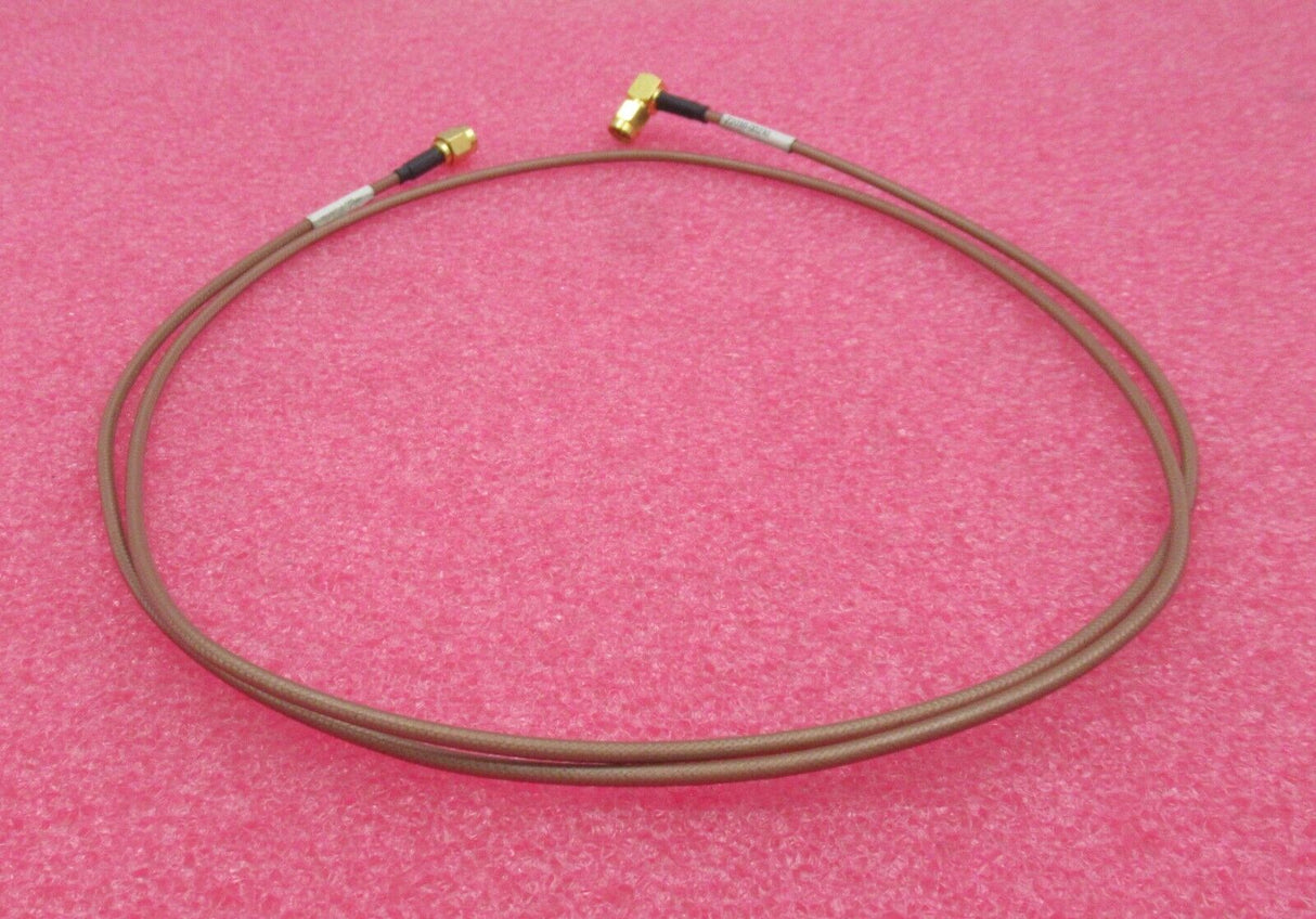 SMA Male Right Angle To SMA Male Straight 1.2M Brown Coaxial RF Cable