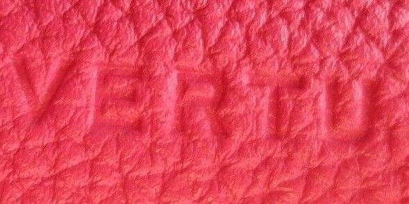 New Original Vertu Pink Calf Leather Slip Case 90mm x 150mm For Constellation