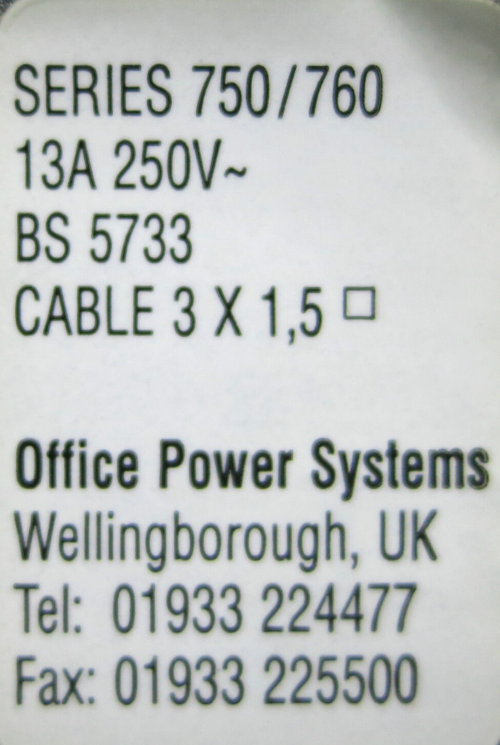 Under Desk Power Modular 3 Individually UK Sockets 3.15A Max BS 5733