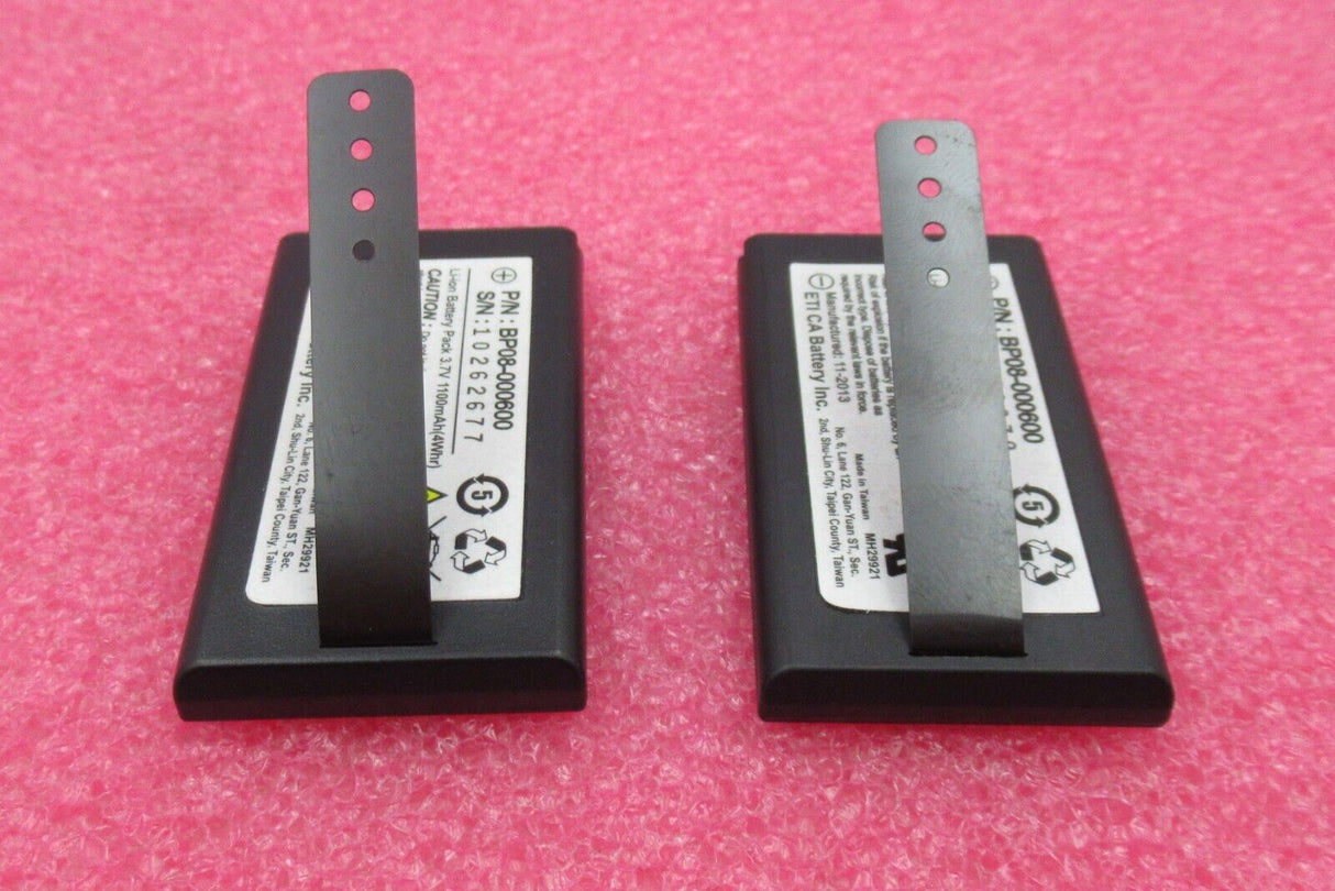 2 x Datalogic BP08-000600 Barcode Scanner Li-ion Battery Pack 3.7V 1100mAh 4Whr