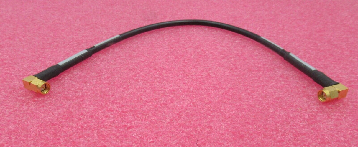 Huber & Suhner 990603C RF Coaxial Cable 30cm SMA Male Right Angle to Right Angle