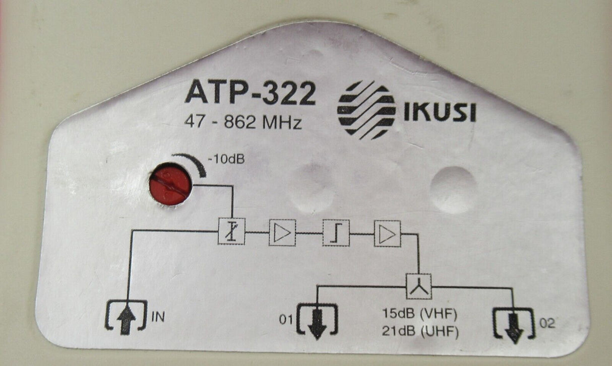 IKUSI ATP-322 Interior Housing Amplifier 1 Output For DTT and Satellite
