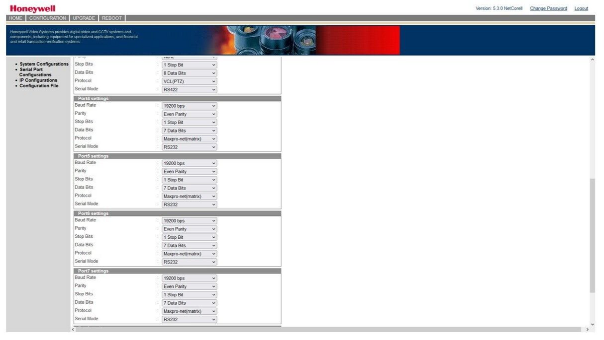 Honeywell Security MegaPIT HS10PIT Protocol Interface Translator CCTV Switcher