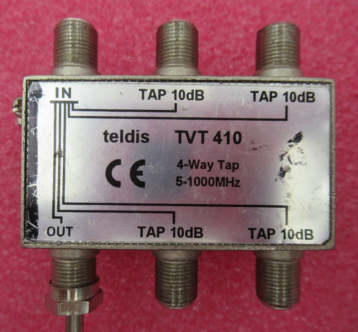 Teldis TVT410 4 Way Tap 10.5dB