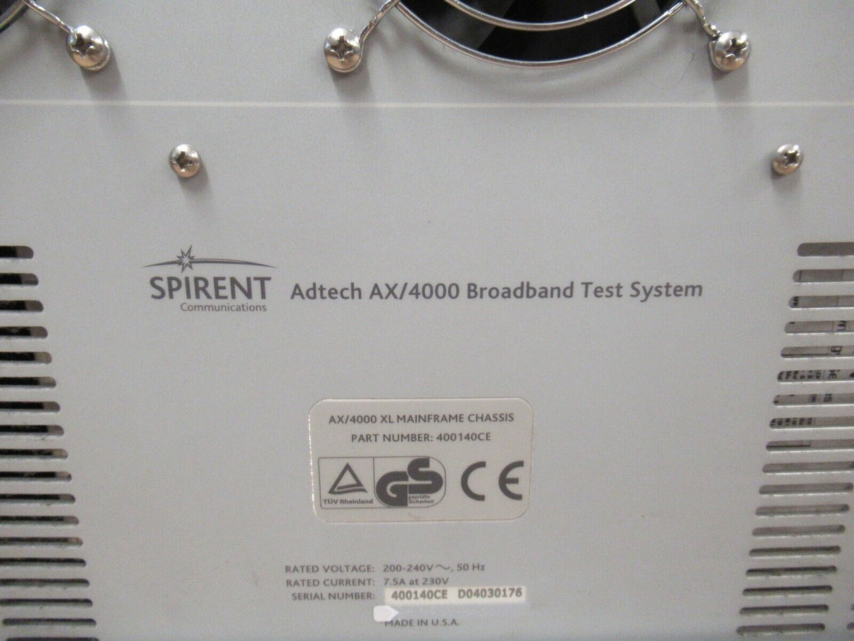 Spirent Adtech AX/4000 Broadband Test System - 400140CE