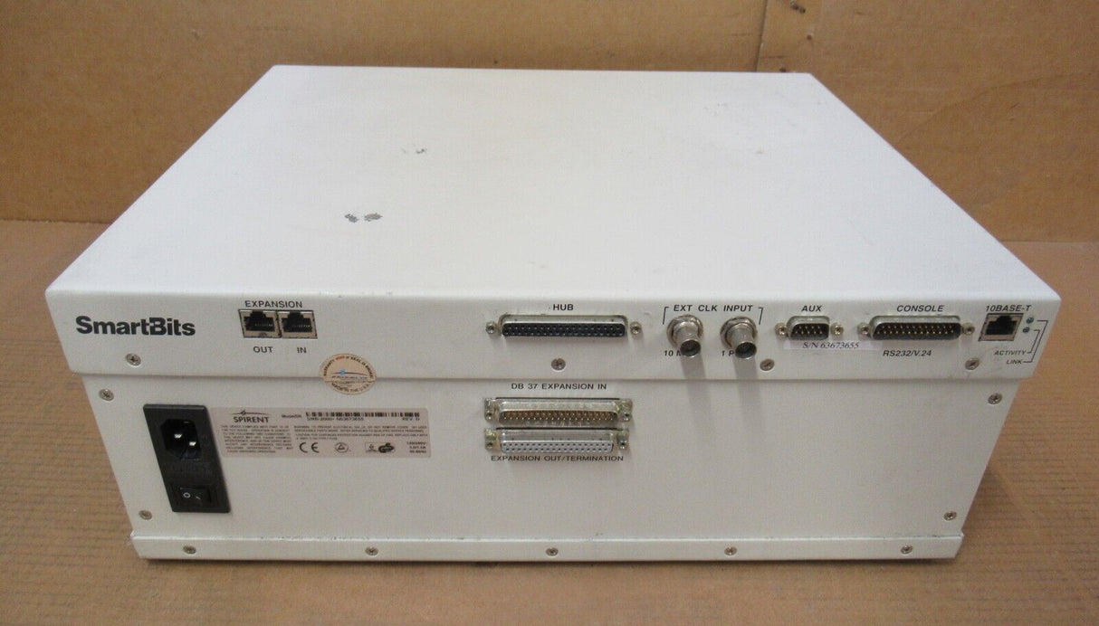 Spirent Smartbits 2000+ Advanced Multi-Port Performance Testing System-SMB-2000+