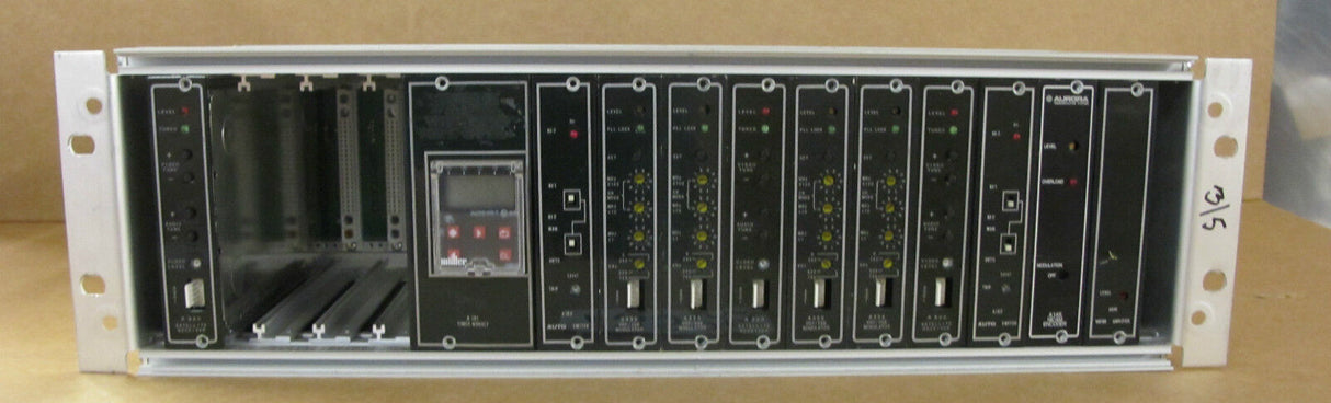 Aurora Communications Systems Chassis & 13 x Modulators A320, A181, A330, A510