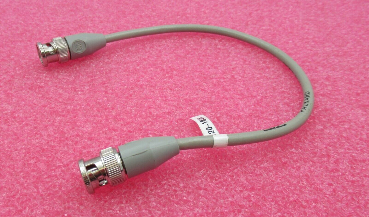 HP Keysight Agilent 8120-1838 12" 0.3M BNC Male To BNC Male Grey Coaxial Cable