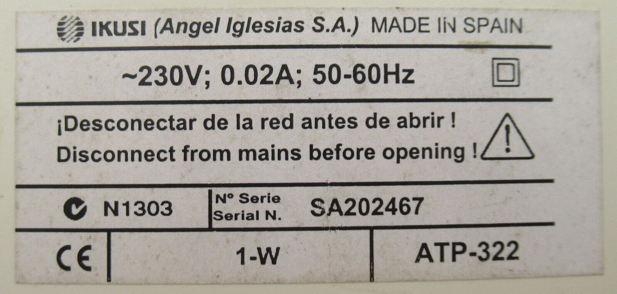 IKUSI ATP-322 Interior Housing Amplifier 1 Output For DTT and Satellite