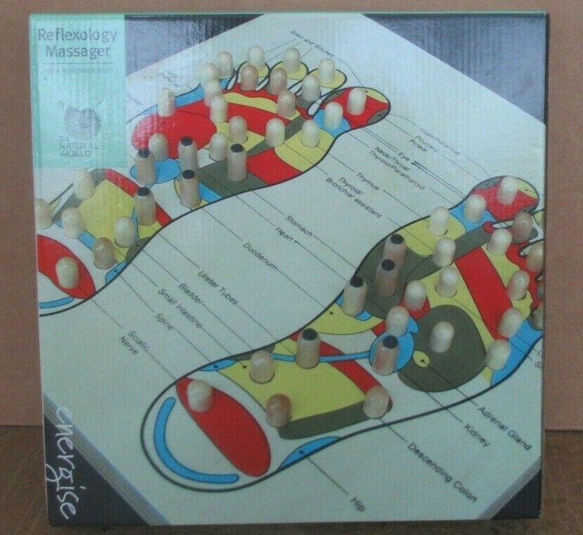 Reflexology Massager Spring Pressure Board Reduce Stress Re-energise Naturally