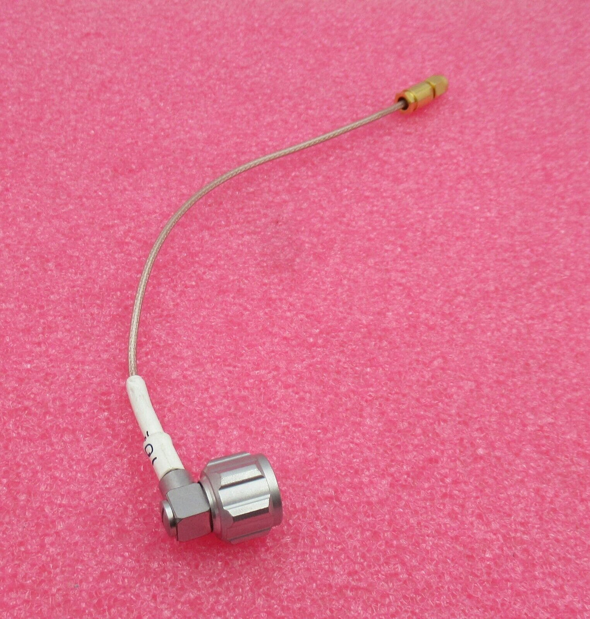 N Plug Male Right Angle To SMA Male Straight 250MM Brown Coaxial RF Cable