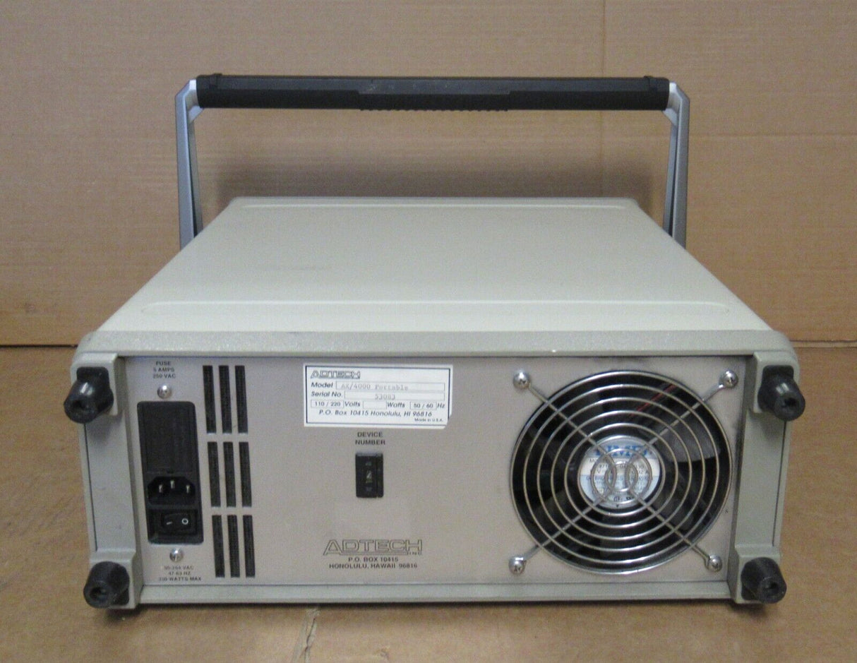 Adtech AX/4000 Portable Broadband Test System 4-Slot Chassis With 4x Cards